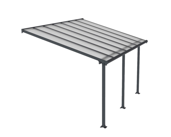 Terrasstak Olympia 12,5 m² Antracit Canopia by Palram